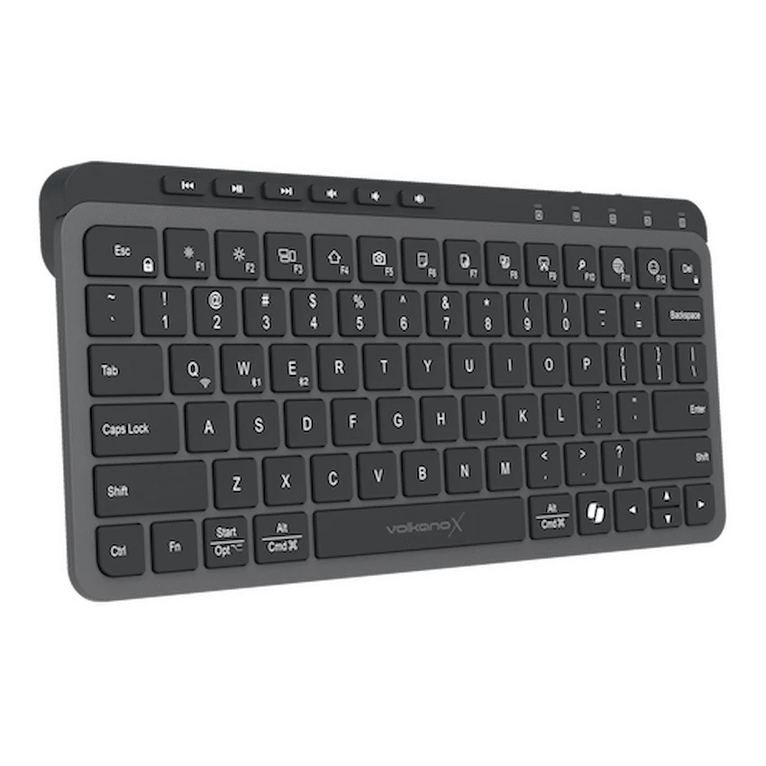 VolkanoX Ember Bluetooth Wireless Keyboard - Graphite - Black - Computer Peripherals