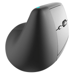 VolkanoX Ergo Bluetooth Wireless Mouse - Black - Computer Peripherals