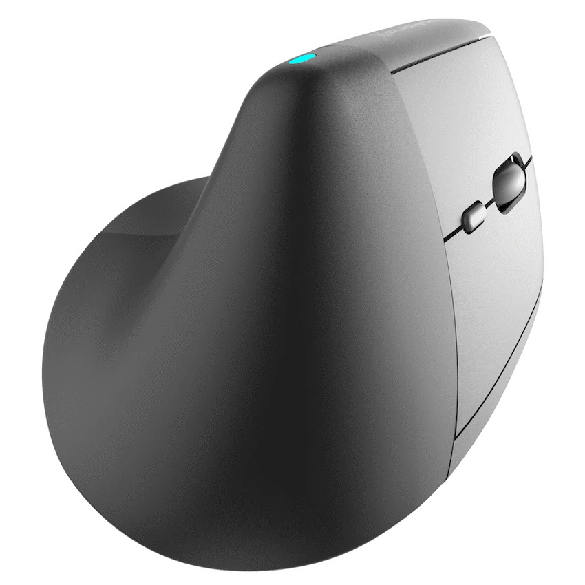 VolkanoX Ergo Bluetooth Wireless Mouse - Black - Computer Peripherals
