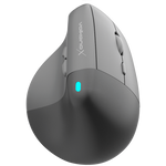 VolkanoX Ergo Bluetooth Wireless Mouse - Black - Computer Peripherals