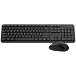 VolkanoX Garnet Bluetooth Wireless Keyboard and Mouse Combo - Black - Black - Computer Peripherals