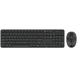 VolkanoX Garnet Bluetooth Wireless Keyboard and Mouse Combo - Black - Black - Computer Peripherals