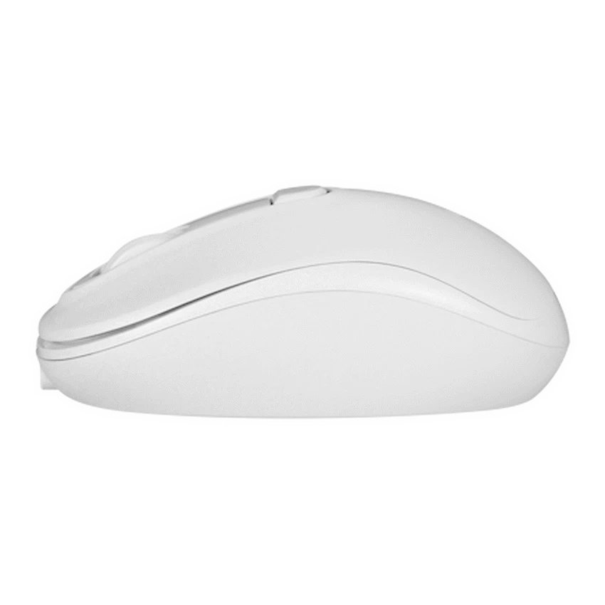 VolkanoX Garnet Bluetooth Wireless Keyboard and Mouse Combo - White - White - Computer Peripherals