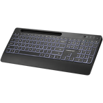 VolkanoX Gem Bluetooth Wireless Keyboard and Mouse - Black - Black - Computer Peripherals