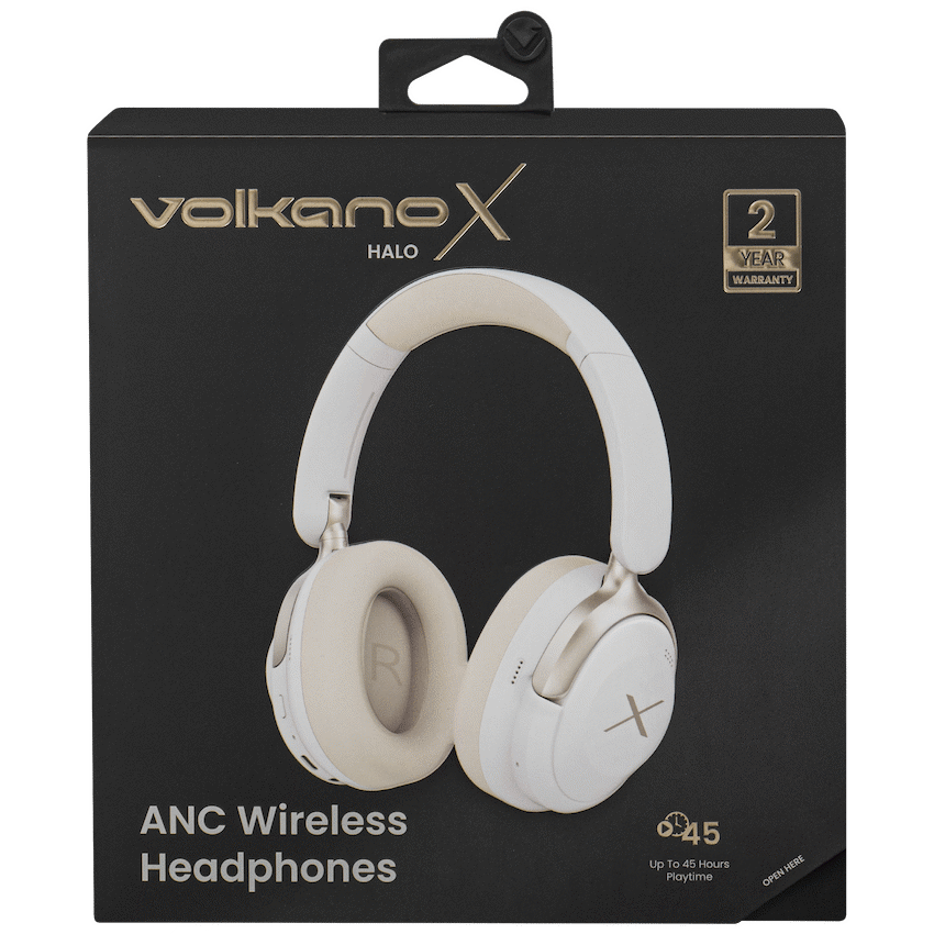 VolkanoX Halo ANC Bluetooth Headphone - Nude - Nude - Audio