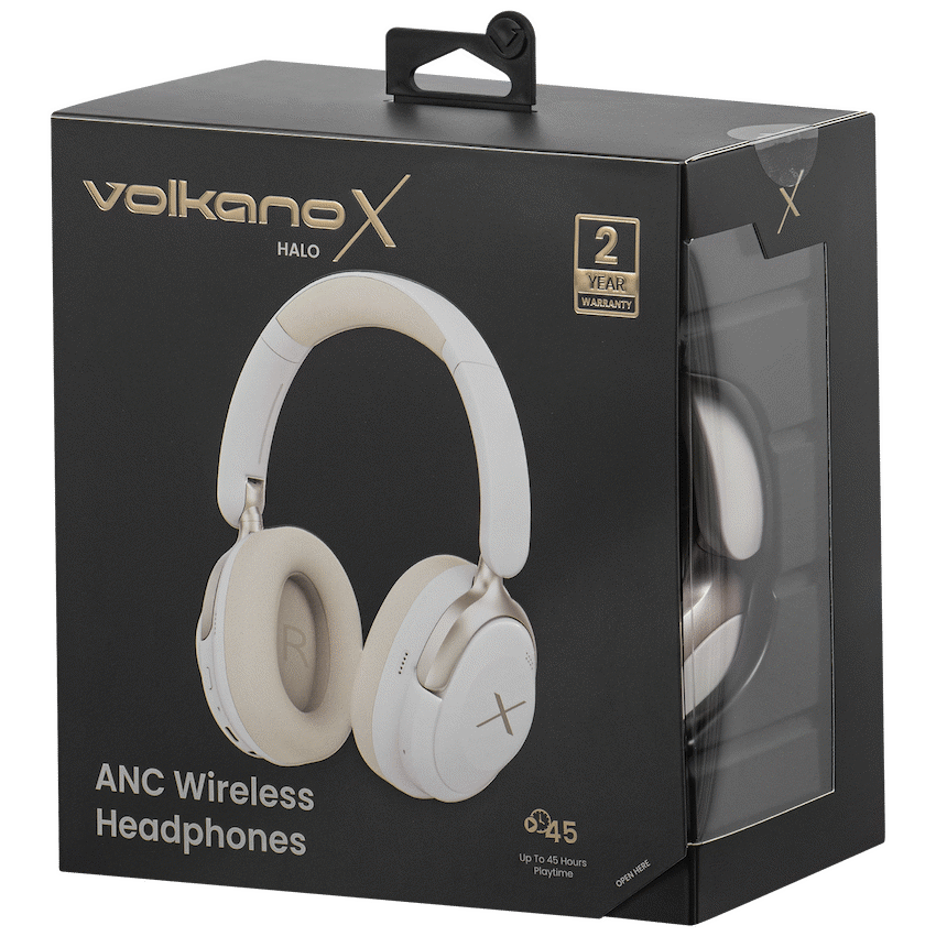 VolkanoX Halo ANC Bluetooth Headphone - Nude - Nude - Audio