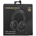 VolkanoX Halo ANC Bluetooth Headphones - Black - Black - Audio