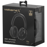 VolkanoX Halo ANC Bluetooth Headphones - Black - Black - Audio