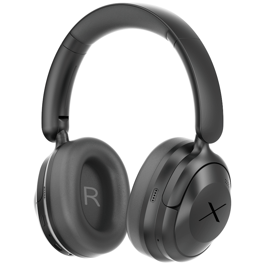 VolkanoX Halo ANC Bluetooth Headphones - Black - Black - Audio