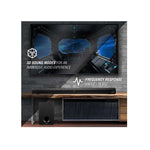 VolkanoX Hypersonic 3.0 Series 120W 2.1 Soundbar with Remote Control - Black