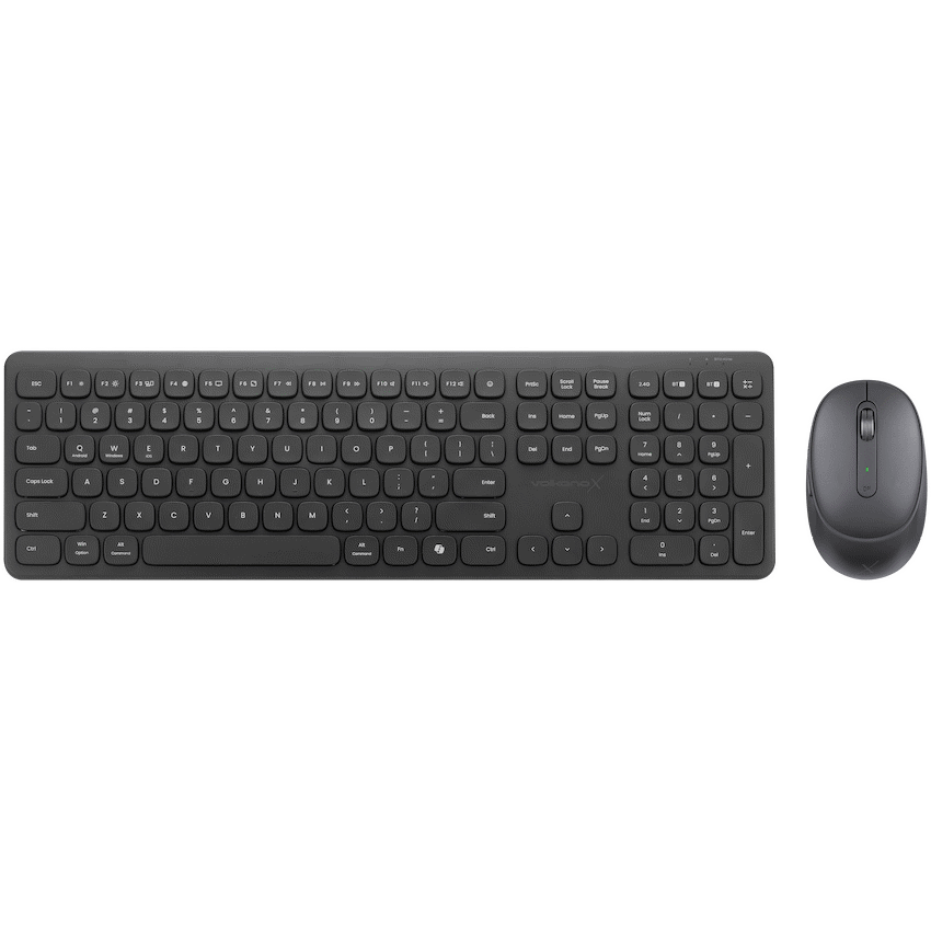 VolkanoX Ignite Bluetooth Wireless Keyboard and Mouse Combo - Graphite - Black - Computer Peripherals