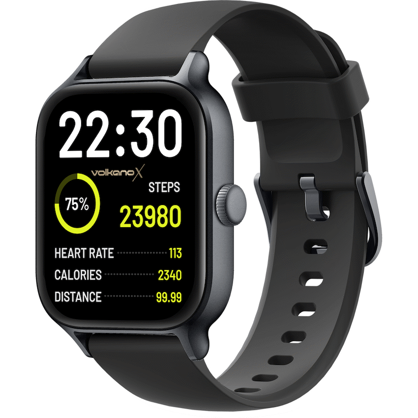 VolkanoX Kronis Series GPS Smartwatch - Black - Black - Wearables
