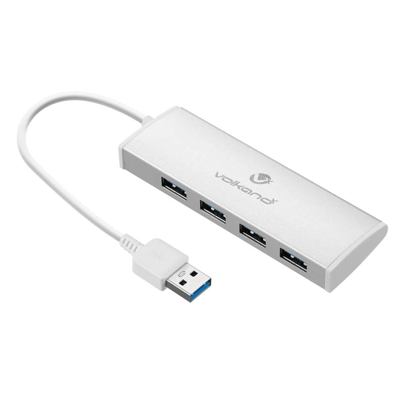 VolkanoX Media Series 4 port USB Hub with Power Adaptor