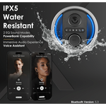 VolkanoX S800 Portable Bluetooth Party Speaker - Black - Black - Audio