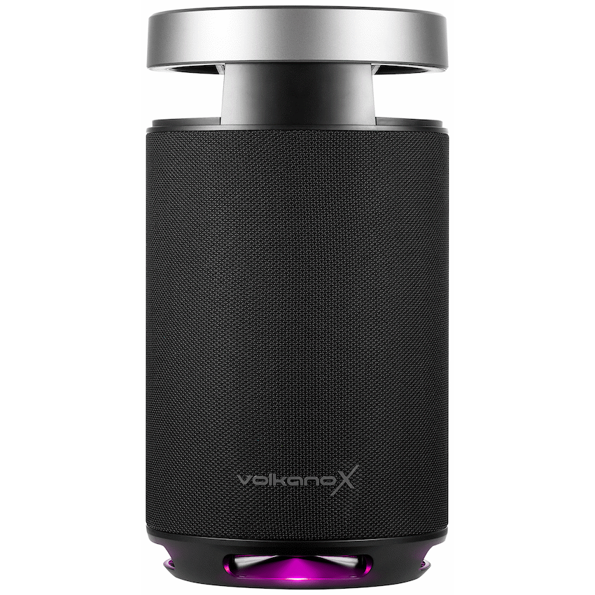 VolkanoX S800 Portable Bluetooth Party Speaker - Black - Black - Audio