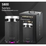 VolkanoX S800 Portable Bluetooth Party Speaker - Black - Black - Audio