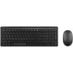VolkanoX Scorch Bluetooth Wireless Keyboard and Mouse Combo - Graphite - Black - Computer Peripherals