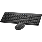 VolkanoX Scorch Bluetooth Wireless Keyboard and Mouse Combo - Graphite - Black - Computer Peripherals
