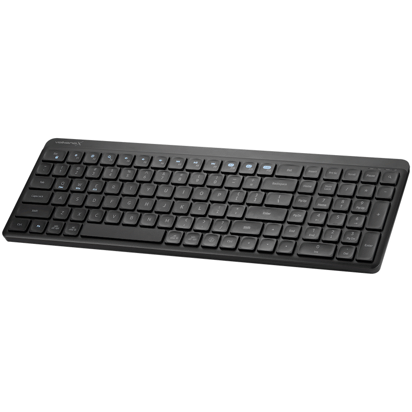 VolkanoX Scorch Bluetooth Wireless Keyboard and Mouse Combo - Graphite - Black - Computer Peripherals