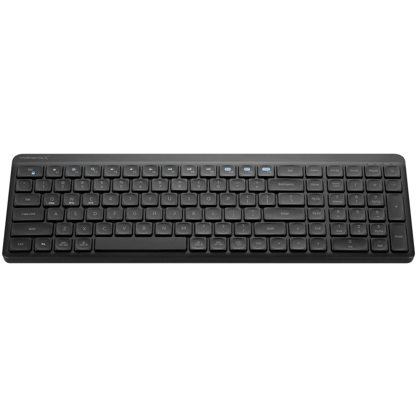 VolkanoX Scorch Bluetooth Wireless Keyboard and Mouse Combo - Graphite - Black - Computer Peripherals