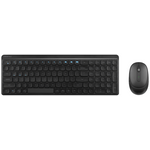VolkanoX Scorch Bluetooth Wireless Keyboard and Mouse Combo - Graphite - Black - Computer Peripherals