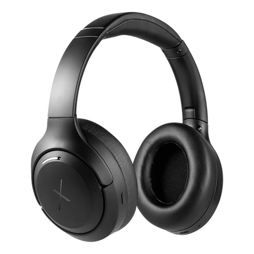 VolkanoX VXH100 Bluetooth Headphones with ANC - Black - Black - Audio