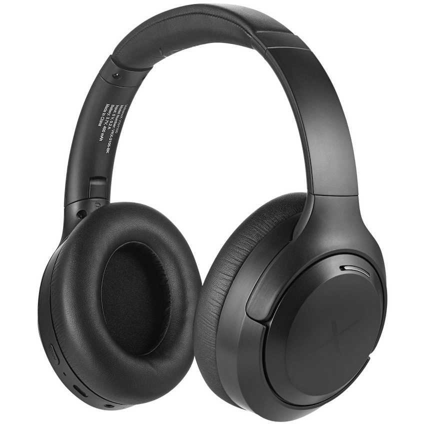 VolkanoX VXH100 Bluetooth Headphones with ANC - Black - Black - Audio