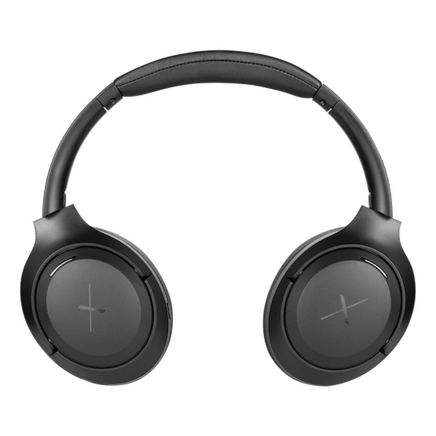 VolkanoX VXH100 Bluetooth Headphones with ANC - Black - Black - Audio