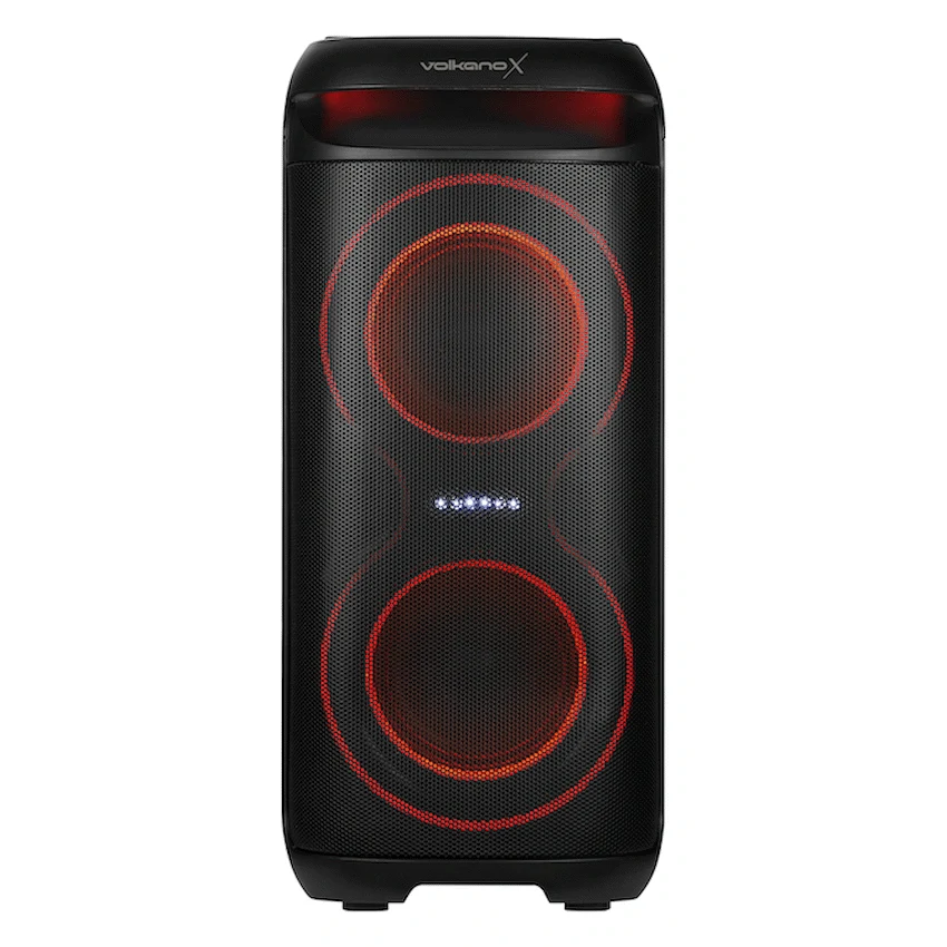 VolkanoX VXP200 Dual 6.5’’ Party Speaker - Black - Black - Audio