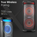 VolkanoX VXP200 Dual 6.5’’ Party Speaker - Black - Black - Audio