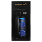 VolkanoX VXP200 Dual 6.5’’ Party Speaker - Black - Black - Audio
