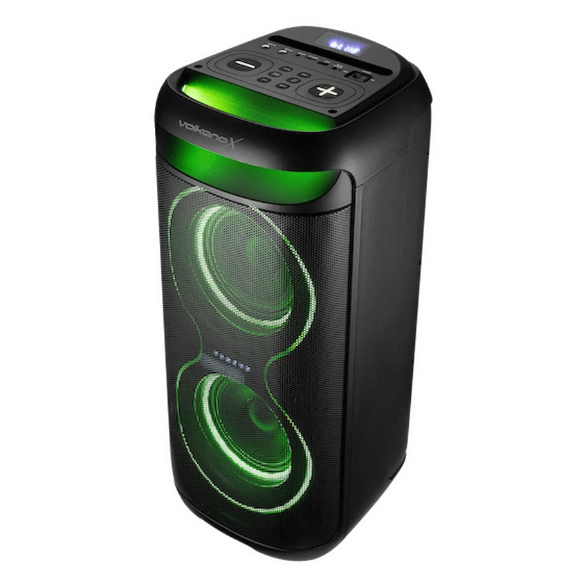 VolkanoX VXP200 Dual 6.5’’ Party Speaker - Black - Black - Audio