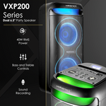 VolkanoX VXP200 Dual 6.5’’ Party Speaker - Black - Black - Audio