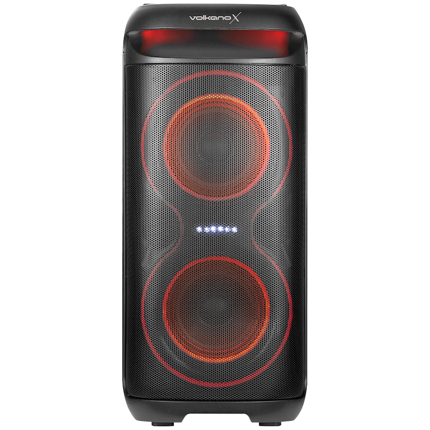 VolkanoX VXP200 Dual 6.5’’ Party Speaker - Black - Black - Audio