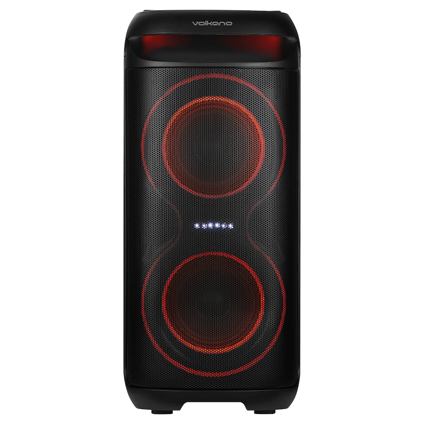 VolkanoX VXP200 Dual 6.5’’ Party Speaker - Black - Black - Audio