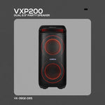 VolkanoX VXP200 Dual 6.5’’ Party Speaker - Black - Black - Audio