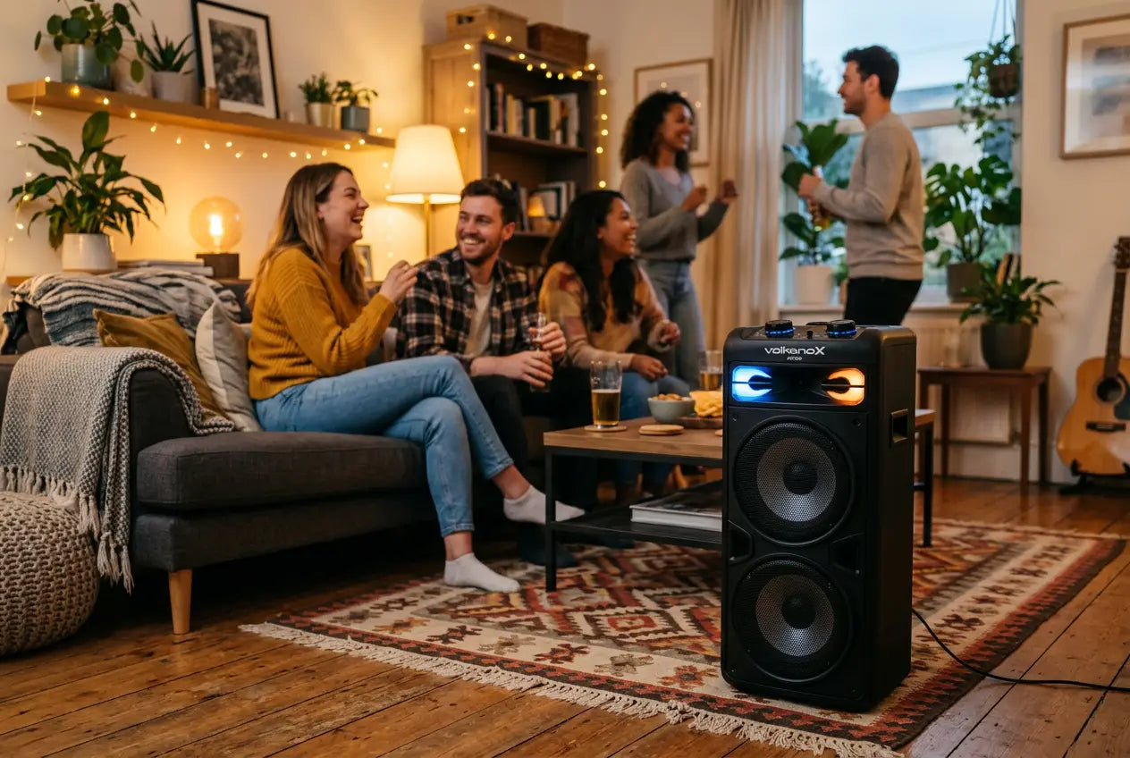 VolkanoX VXP200 Dual 6.5’’ Party Speaker - Black