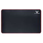 VX Gaming Battlefield Series Gaming Mousepad Extra Large 550mm- Black/Red - Black