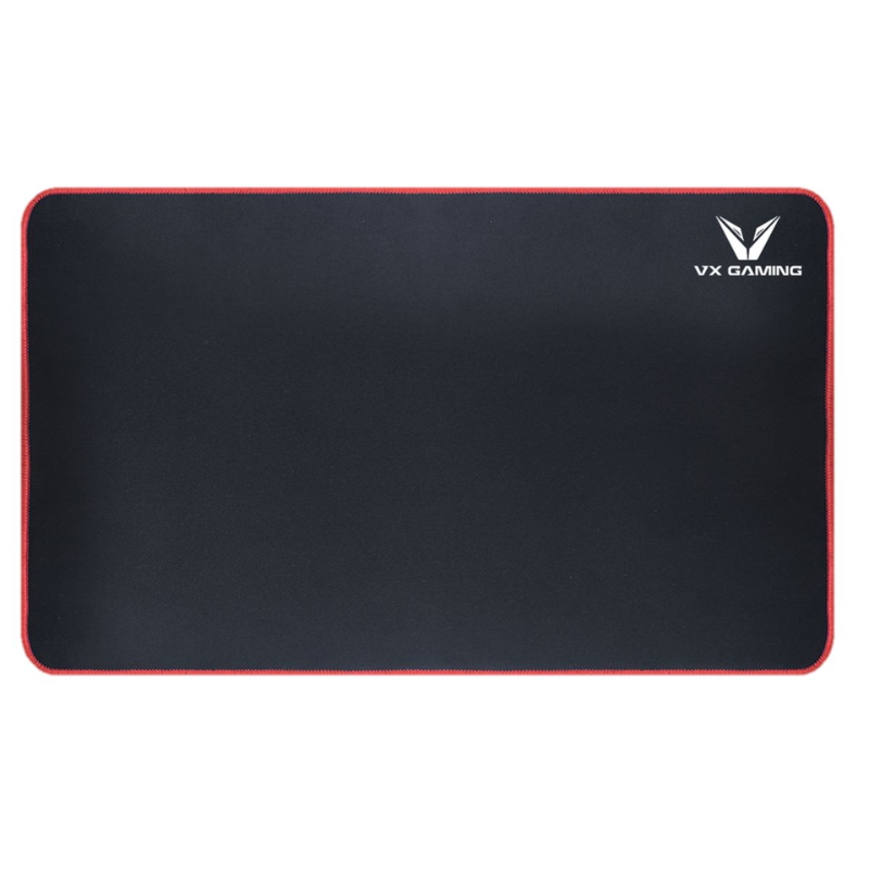 VX Gaming Battlefield Series Gaming Mousepad Extra Large 550mm- Black/Red - Black
