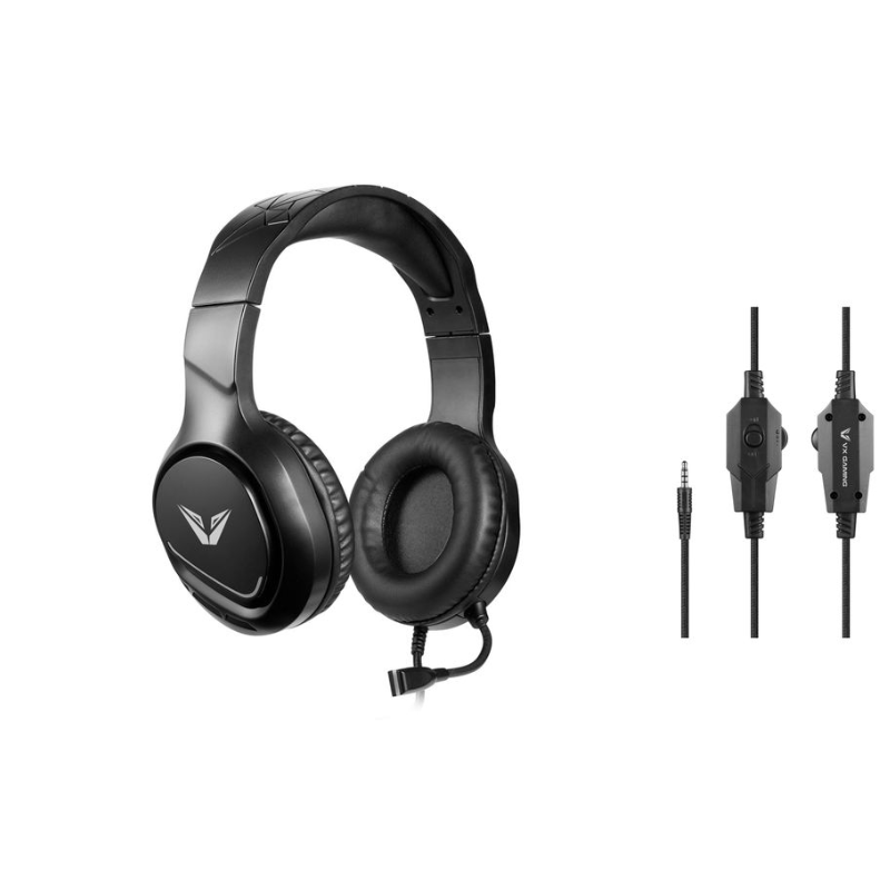 VX Gaming Blaze Series Gaming Headset - Black - Black