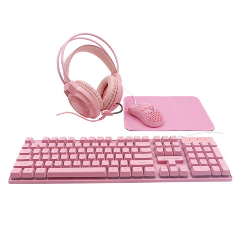 VX Gaming Freya 4 -in-1 Rainbow Combo - Pink - Pink