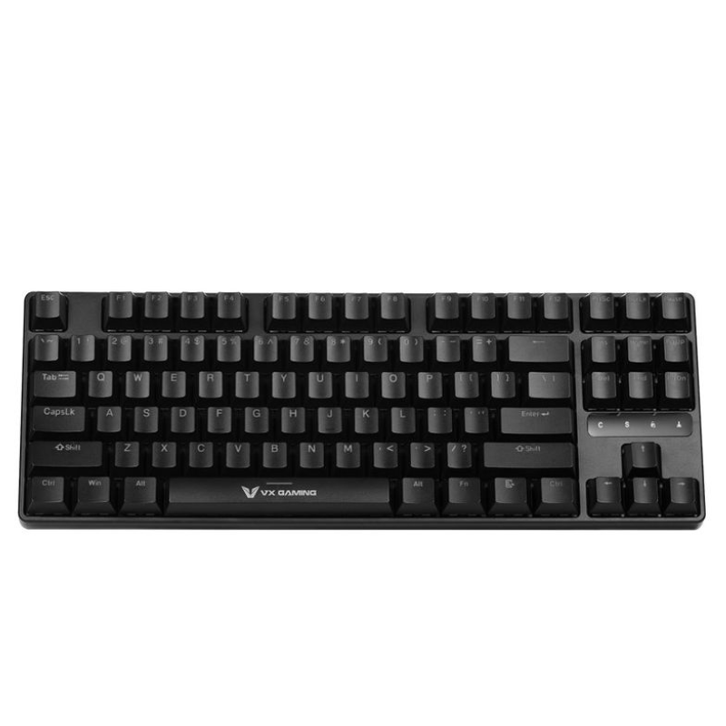 VX Gaming Hermes Series Mechanical Gaming Keyboard - Black - Black