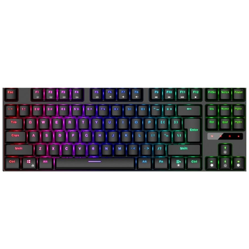VX Gaming Hermes Series Mechanical Gaming Keyboard - Black - Black