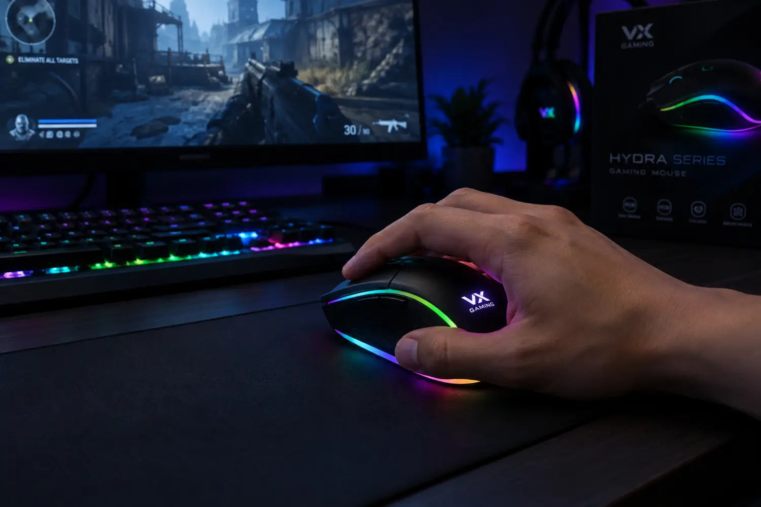 VX Gaming Hydra Series Wired Gaming Mouse