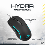VX Gaming Hydra Series Wired Gaming Mouse - Black - Gaming