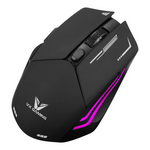 VX Gaming Kratos Series Wireless Rechargeable RGB Gaming Mouse - Black - Black
