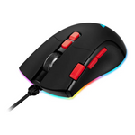 VX Gaming Morpheus Series Wired RGB Mouse With Braided Cable - Black - Black