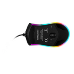 VX Gaming Morpheus Series Wired RGB Mouse With Braided Cable - Black - Black