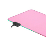 VX Gaming Mythic RGB Mousepad - Pink - Black