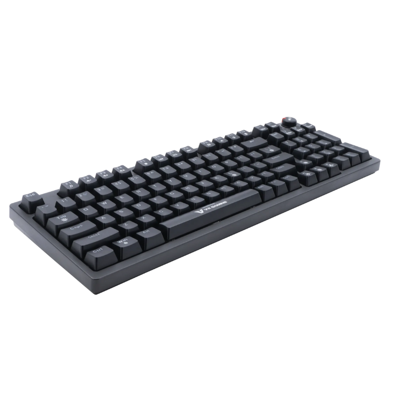 VX Gaming Warborn RGB TKL Mechanical Keyboard - Black - Black
